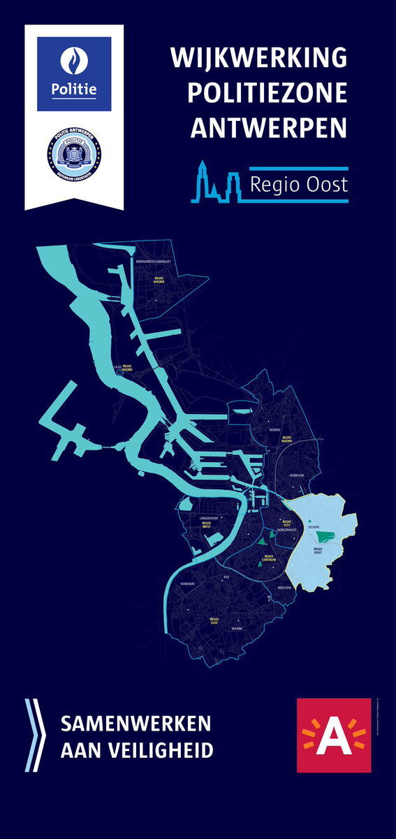 Plattegrond regio Oost