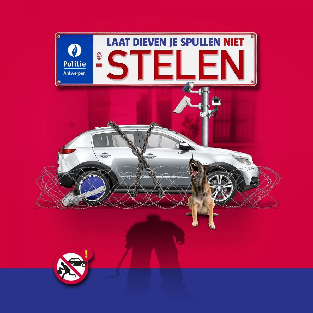 Campagnebeeld auto-inbraak